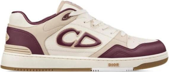 Dior Lage Bourgondische Room Sneaker