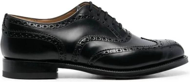 Dior Leren Derby Schoenen met Geperforeerd Detail