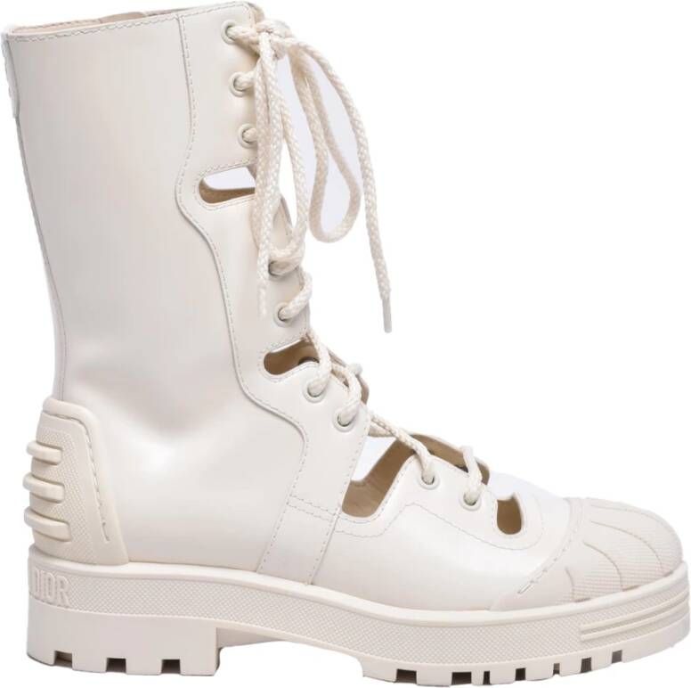 Dior Leren laarzen met rubberen zool
