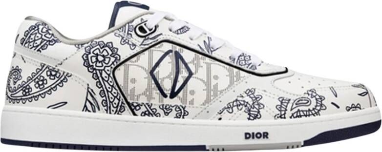 Dior Leren sneakers met iconisch logo Multicolor Heren