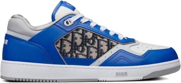 Dior Leren sneakers met iconisch monogram Blue Heren