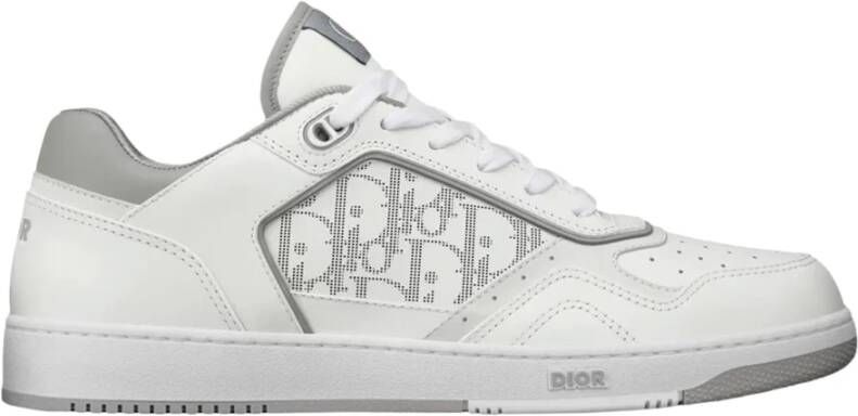 Dior Leren sneakers met iconisch monogram White Heren