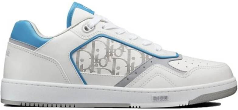 Dior Leren sneakers met iconisch monogram White Heren