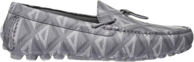 Dior Luxe Diamond Mocassins Gray Heren