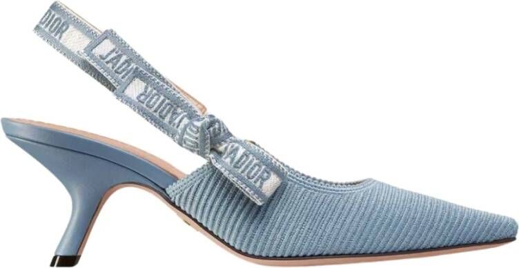 Dior Pastel Slingback Schoenen Blue Dames