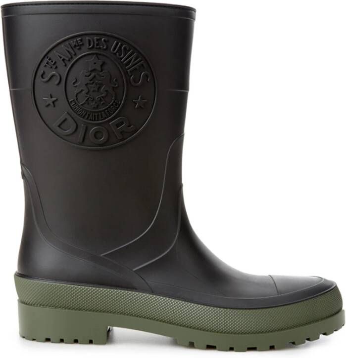 Dior Rain Boots Black Heren
