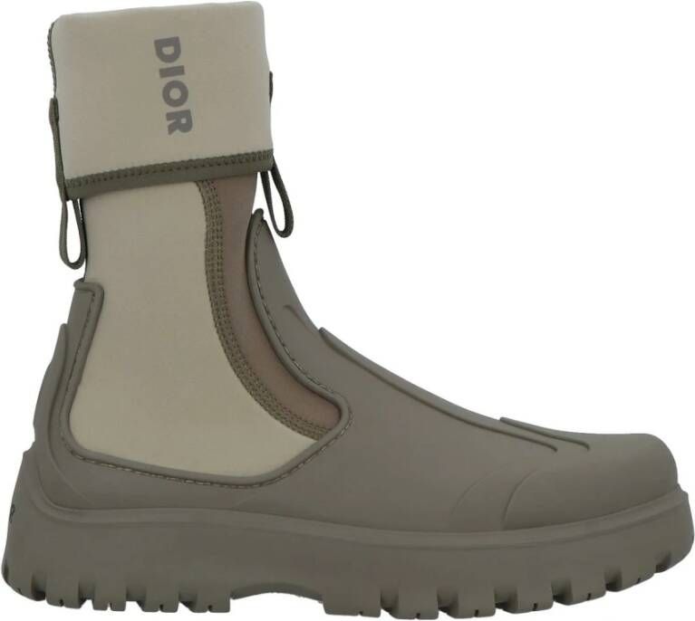 Dior Rain Boots Green Heren