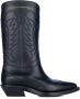 Dior Rubber Kniehoge Laarzen Slip-On Design Black Dames - Thumbnail 4