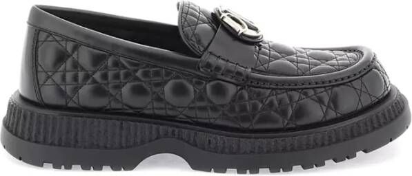 Dior Instap Ronde Neus Oversized Zool Mocassins Black Heren