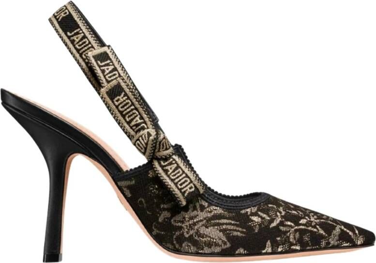 Dior Stijlvolle Slingback Schoenen Black Dames