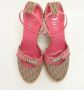 Dior Vintage Pre-owned Canvas sandals Beige Dames - Thumbnail 1