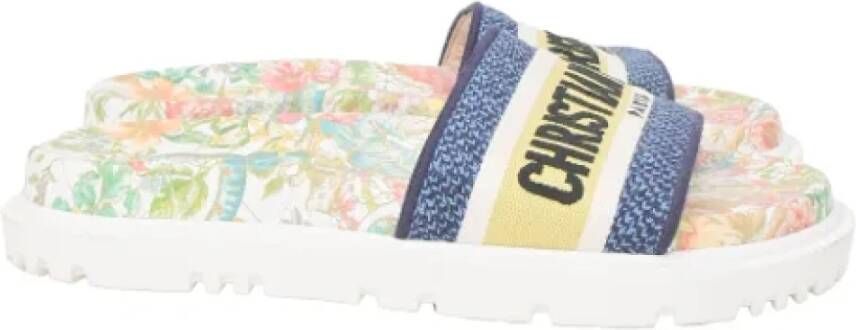 Dior Vintage Pre-owned Canvas sandals Multicolor Dames