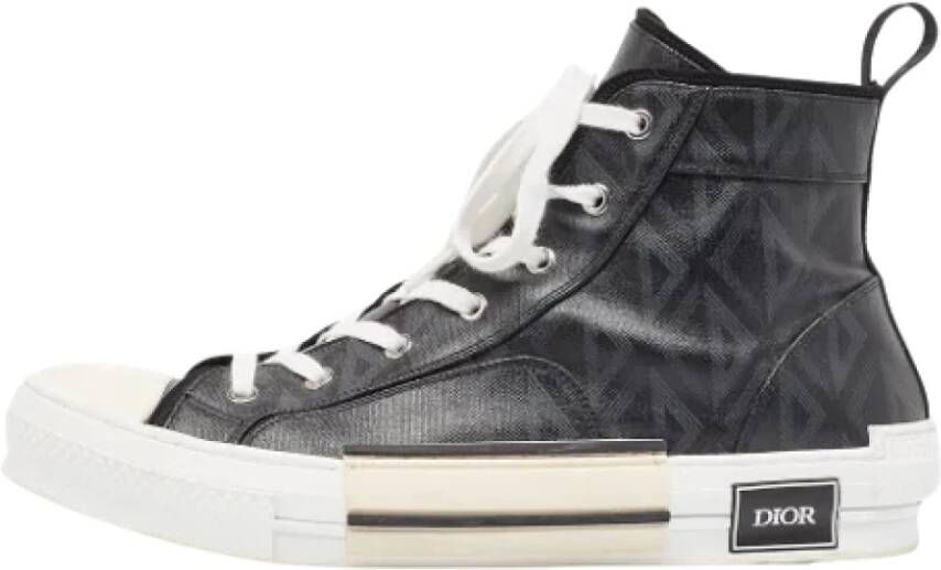 Dior Vintage Pre-owned Canvas sneakers Black Heren