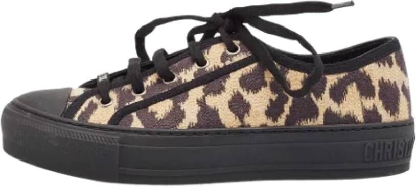 Dior Vintage Pre-owned Canvas sneakers Multicolor Dames