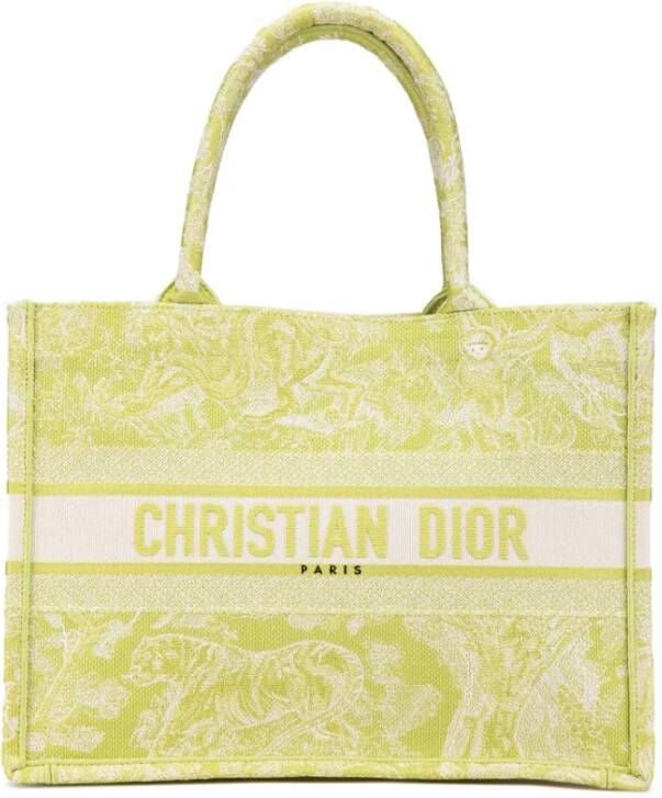 Dior Vintage Pre-owned Dior Book Tote Oblique Jungle Tote