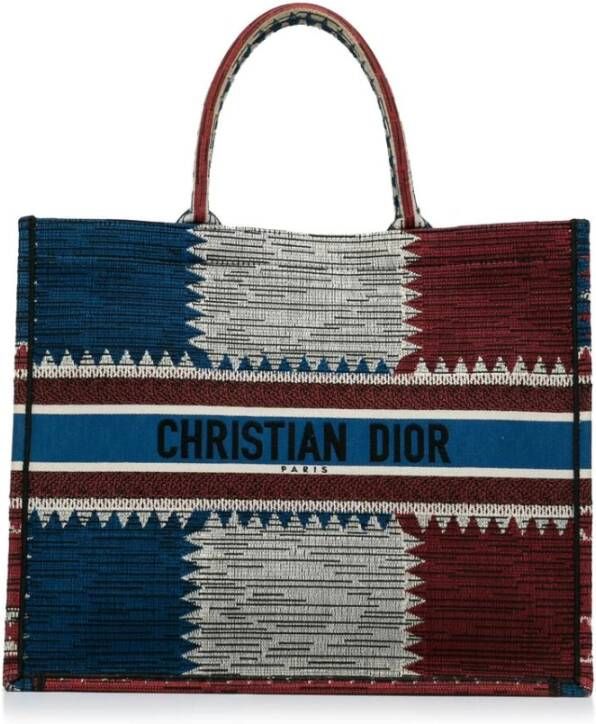 Dior Vintage Pre-owned Dior Book Tote Tribal Tapestry
