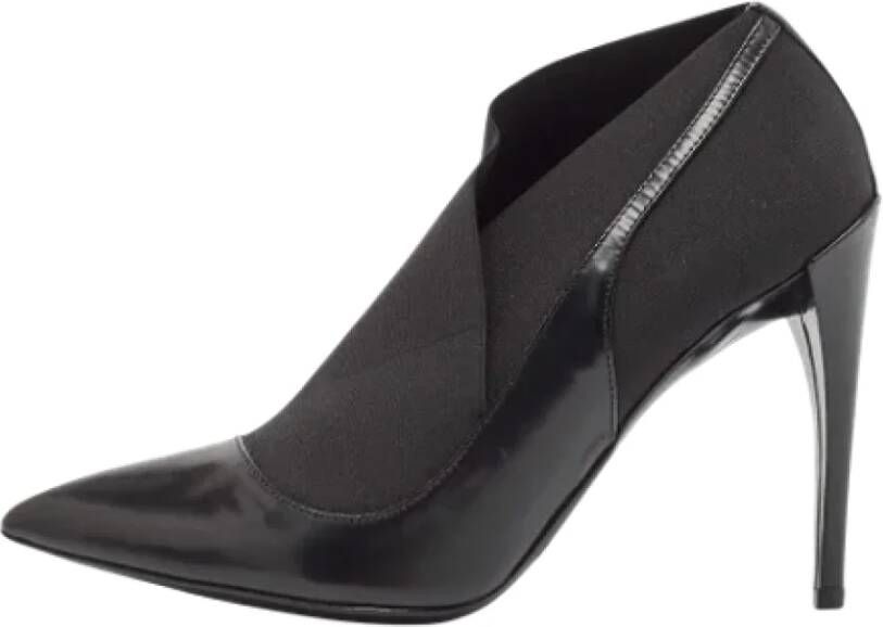 Dior Vintage Pre-owned Fabric boots Black Dames