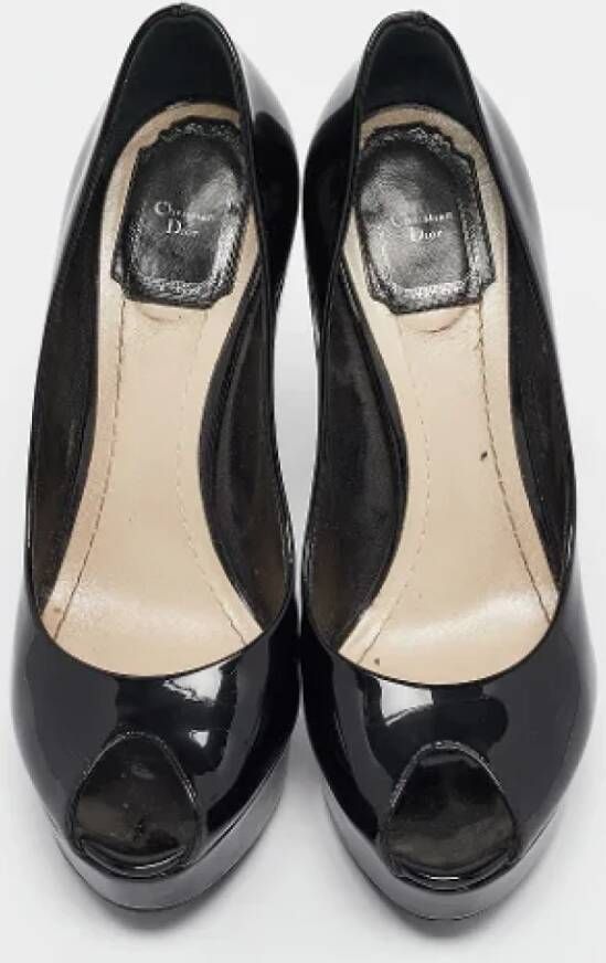 Dior Vintage Pre-owned Fabric heels Black Dames