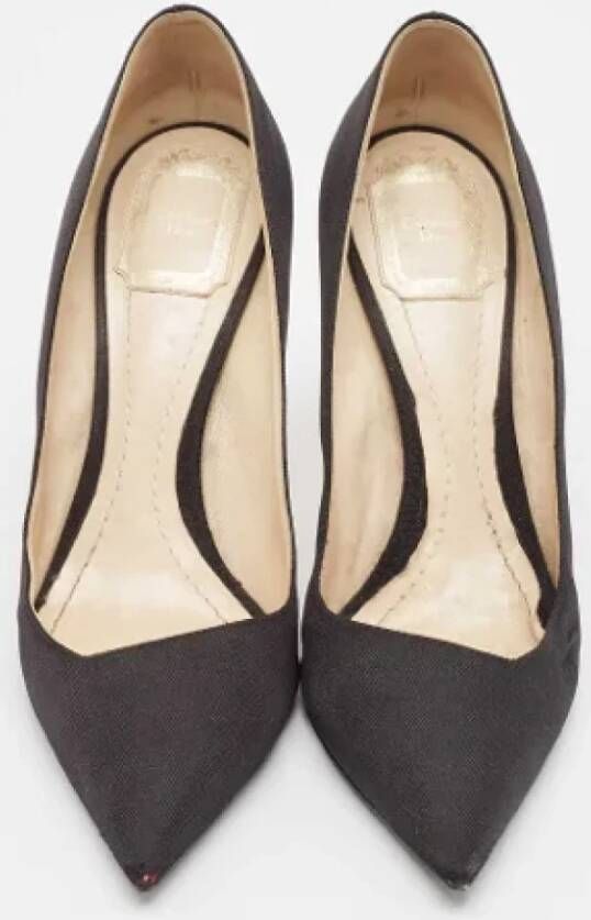 Dior Vintage Pre-owned Fabric heels Black Dames
