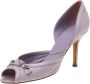 Dior Vintage Pre-owned Fabric heels Purple Dames - Thumbnail 1