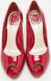 Dior Vintage Pre-owned Fabric heels Red Dames - Thumbnail 1