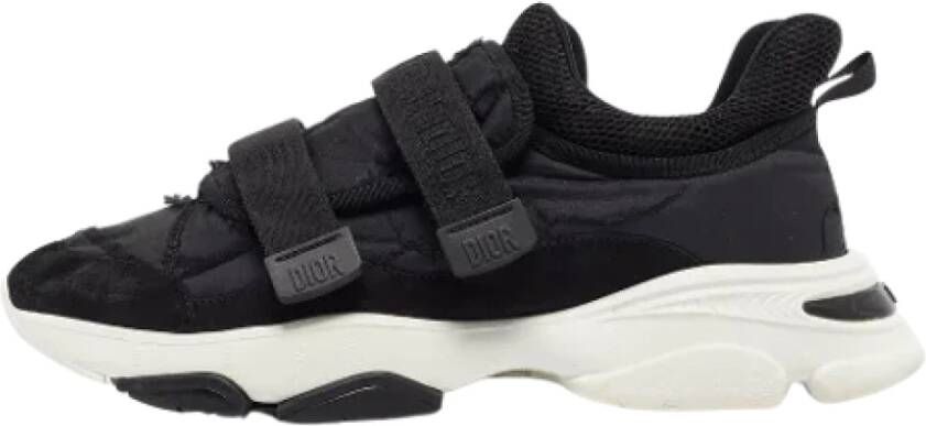 Dior Vintage Pre-owned Fabric sneakers Black Dames
