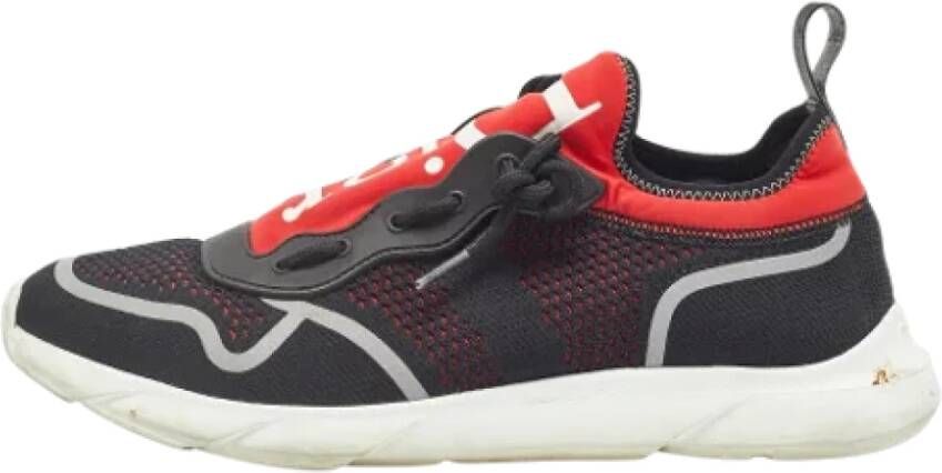 Dior Vintage Pre-owned Fabric sneakers Black Heren