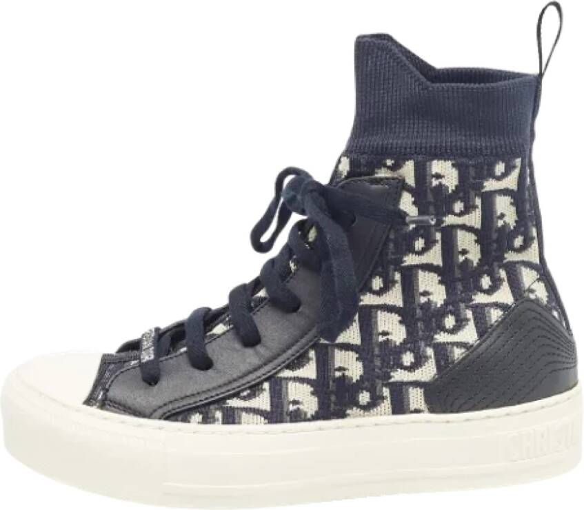 Dior Vintage Pre-owned Fabric sneakers Blue Dames