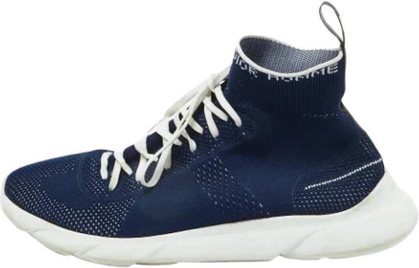 Dior Vintage Pre-owned Fabric sneakers Blue Heren