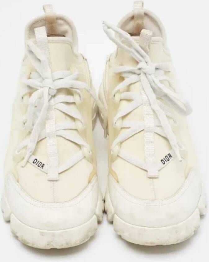 Dior Vintage Pre-owned Fabric sneakers White Dames