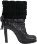 Dior Vintage Pre-owned Leather boots Black Dames - Thumbnail 1