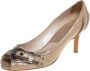 Dior Vintage Pre-owned Leather heels Beige Dames - Thumbnail 1