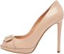 Dior Vintage Pre-owned Leather heels Beige Dames - Thumbnail 1