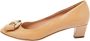 Dior Vintage Pre-owned Leather heels Beige Dames - Thumbnail 1