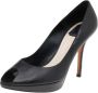 Dior Vintage Pre-owned Leather heels Black Dames - Thumbnail 1