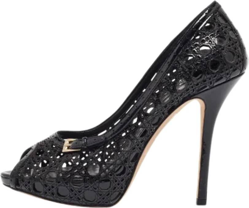 Dior Vintage Pre-owned Leather heels Black Dames