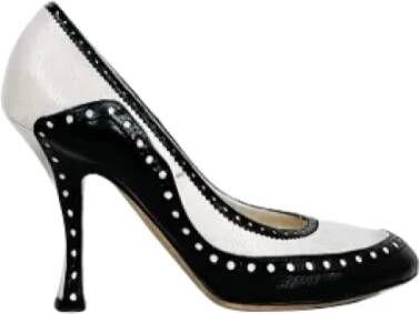 Dior Vintage Pre-owned Leather heels Black Dames
