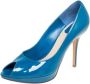Dior Vintage Pre-owned Leather heels Blue Dames - Thumbnail 1