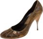Dior Vintage Pre-owned Leather heels Brown Dames - Thumbnail 1