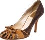 Dior Vintage Pre-owned Leather heels Brown Dames - Thumbnail 1