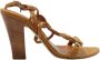 Dior Vintage Pre-owned Leather heels Brown Dames - Thumbnail 1