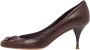 Dior Vintage Pre-owned Leather heels Brown Dames - Thumbnail 1