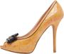 Dior Vintage Pre-owned Leather heels Orange Dames - Thumbnail 1