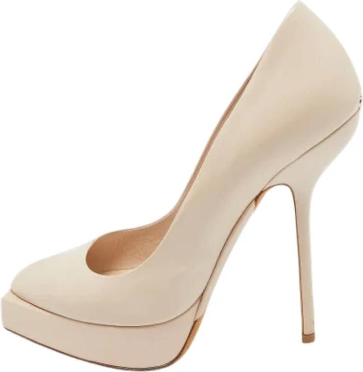 Dior Vintage Pre-owned Leather heels Pink Dames