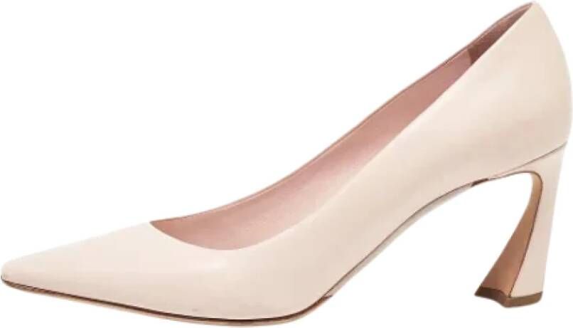 Dior Vintage Pre-owned Leather heels Pink Dames