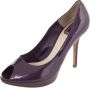Dior Vintage Pre-owned Leather heels Purple Dames - Thumbnail 1
