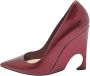 Dior Vintage Pre-owned Leather heels Red Dames - Thumbnail 1