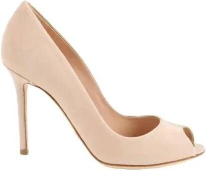 Dior Vintage Pre-owned Leather heels Yellow Dames