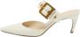 Dior Vintage Pre-owned Leather sandals Beige Dames - Thumbnail 1