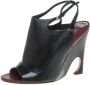 Dior Vintage Pre-owned Leather sandals Black Dames - Thumbnail 1